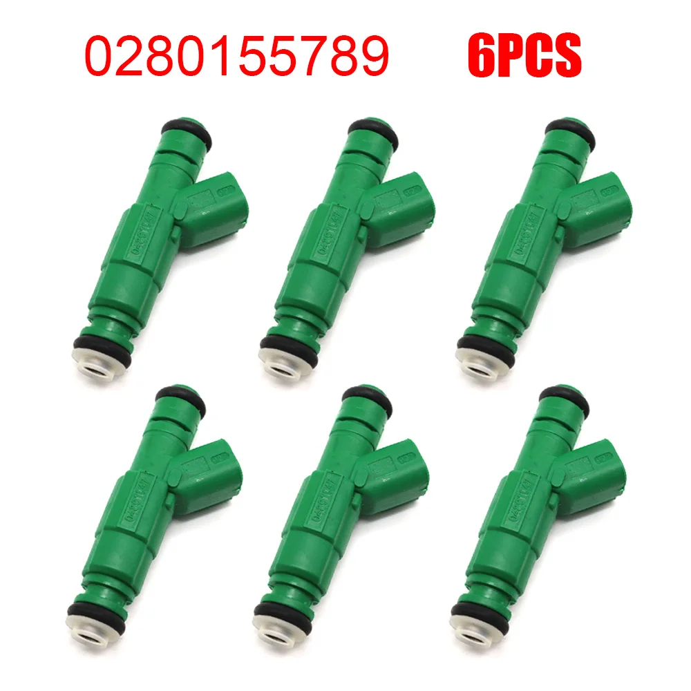 

6PCS OEM # 0280155789 812-12135 High Quality Fuel Injector Nozzles for Dodge Dakota Durango Ram 1500/2500/3500 5.2L 5.9L Engine