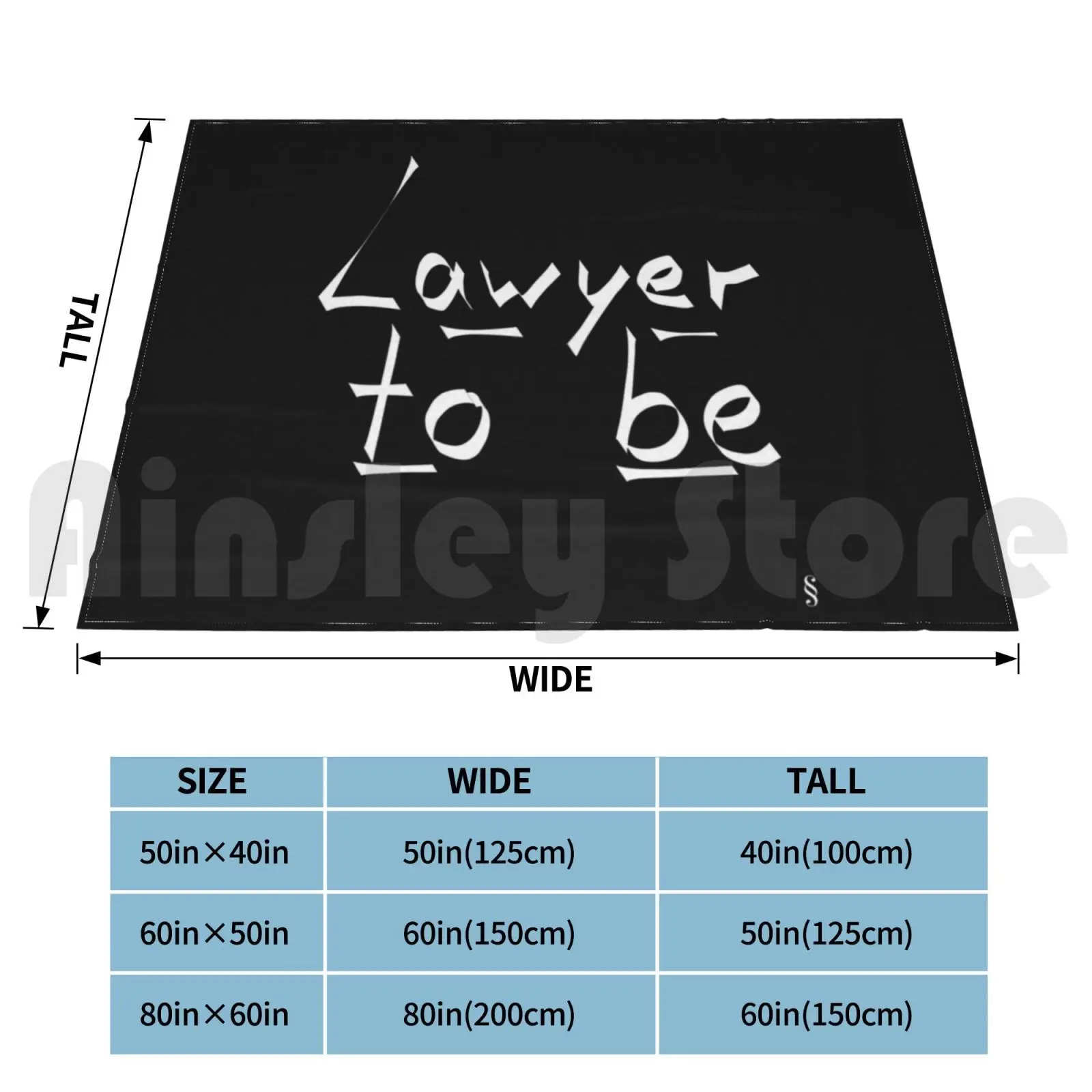 Jura Studium Lawyer To Be Blanket Super Soft Warm Light Thin Gg Rechtsanwalt Geschenkidee Rechtswissenschaften