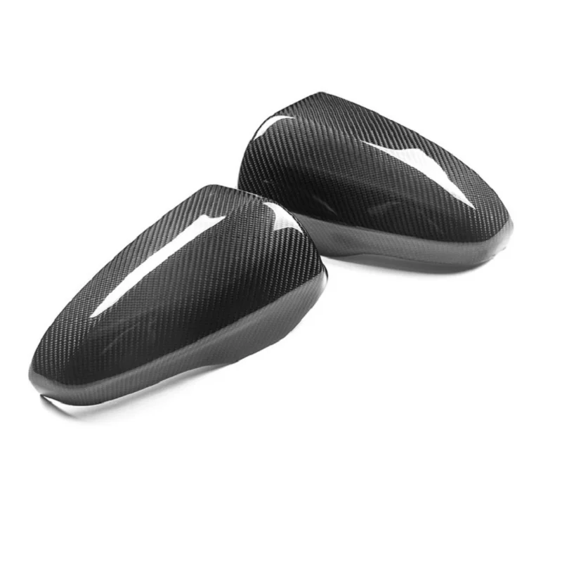 Fit For BMW M6 F06 F12 F13 2012-18 Real Carbon Fiber Car Door Side Mirror Cover Caps Add On Style