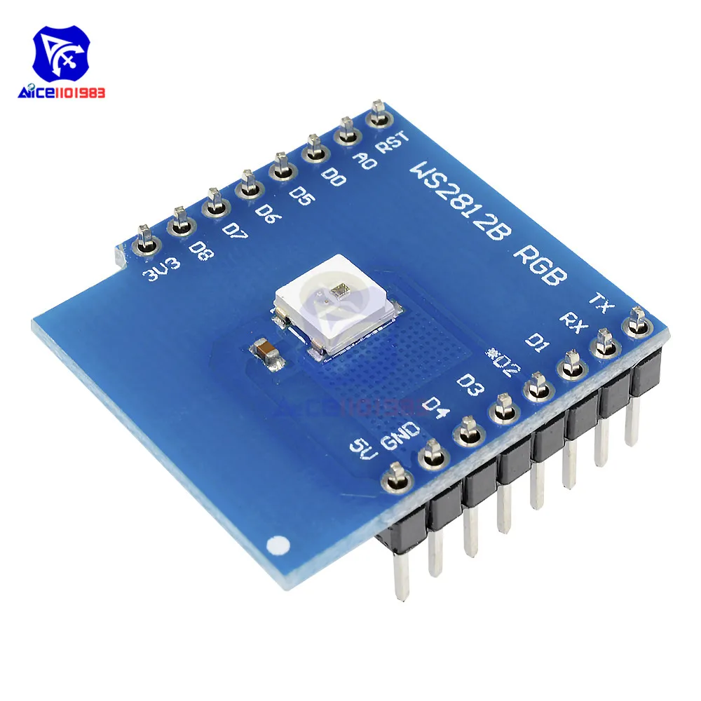 diymore WeMos D1 Mini WS2812B RGB LED Module Shield for Arduino