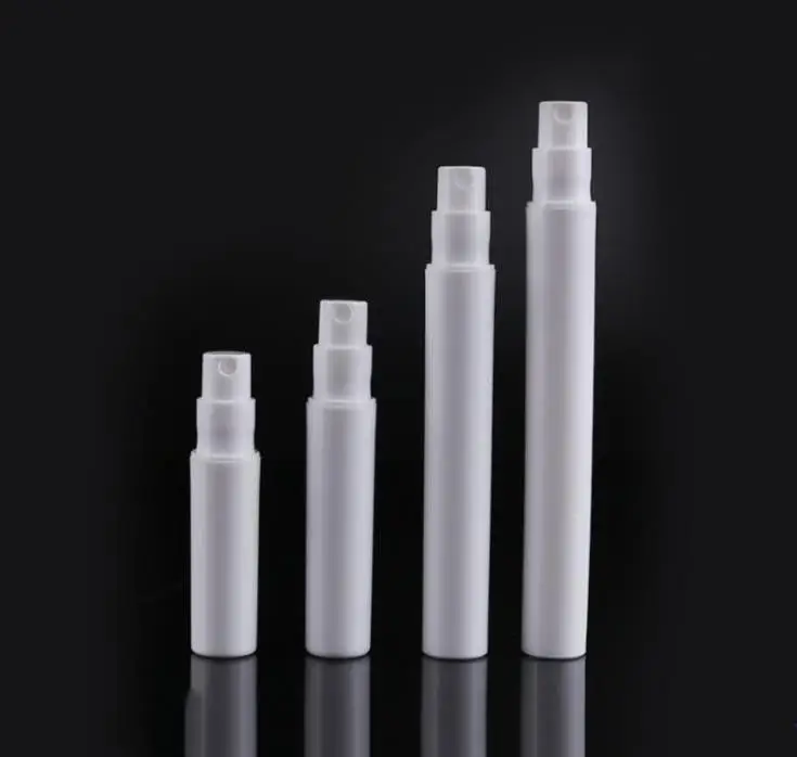 Wholesale Empty Sample Spray Bottles White Plastic Perfume Bottle Vials 1000pcs/lot Dhl Free Wholesale