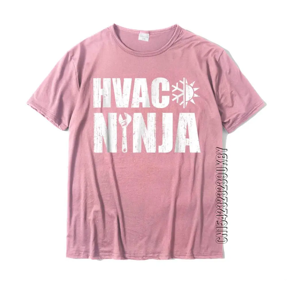 HVAC Ninja Career Technician T-Shirt On Sale Design Tshirts Cotton Men Tops Shirt Hip Hop