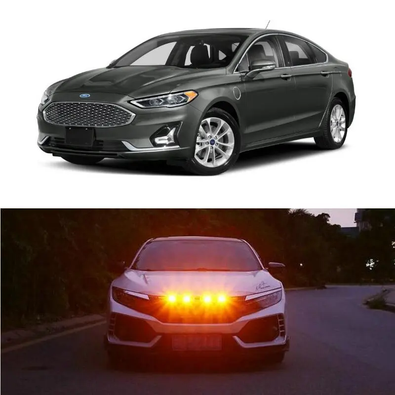 

Car Accessories Grille Light Lamp For Ford FUSION GALAXY GRAND KA RB MAVERICK PUMA RANGER S-MAX STREET TOURNEO Crown victoria