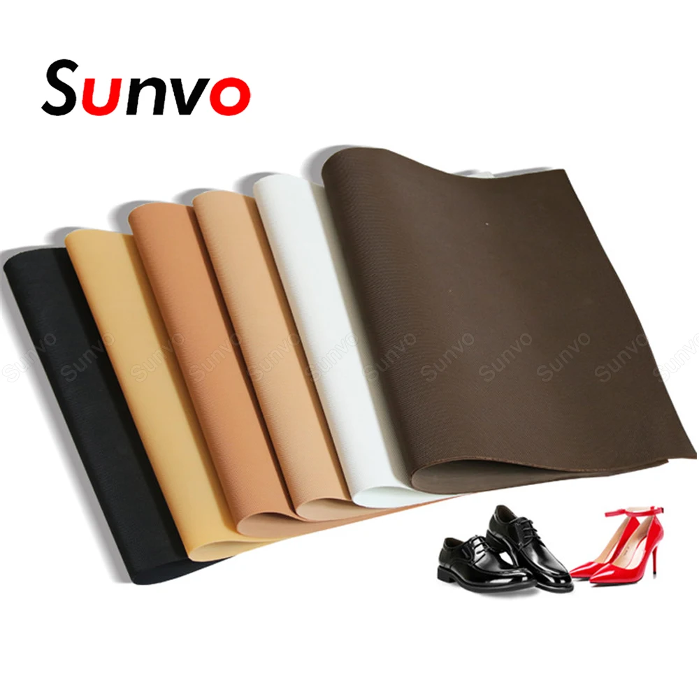 Sunvo Rubber Outsole for Shoe Repair Replacement Shoe Sole Protector Sneakers High Heels Business Shoes Anti-slip DIY Soles Pad