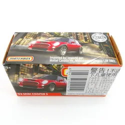 2020 Matchbox Cars 1:64 Car 03 MINI COOPER S Metal Diecast Alloy Model Car Toy Vehicles