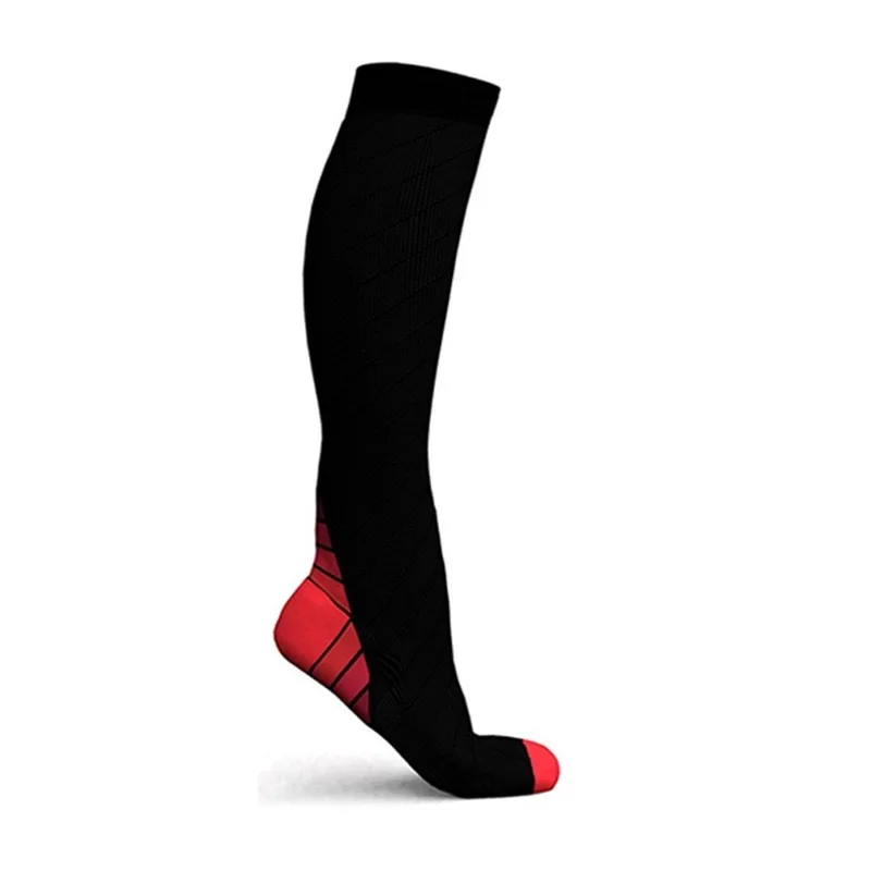 men women stockings socks quality soft stockings street sports spandex elastic pressure Compression stockings socks solid