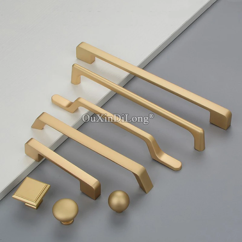 

Luxury Gold 10PCS European Elegant Kitchen Cabinet Door Handles Cupboard Wardrobe Drawer Wine TV Cabinet Pulls Handles & Knobs