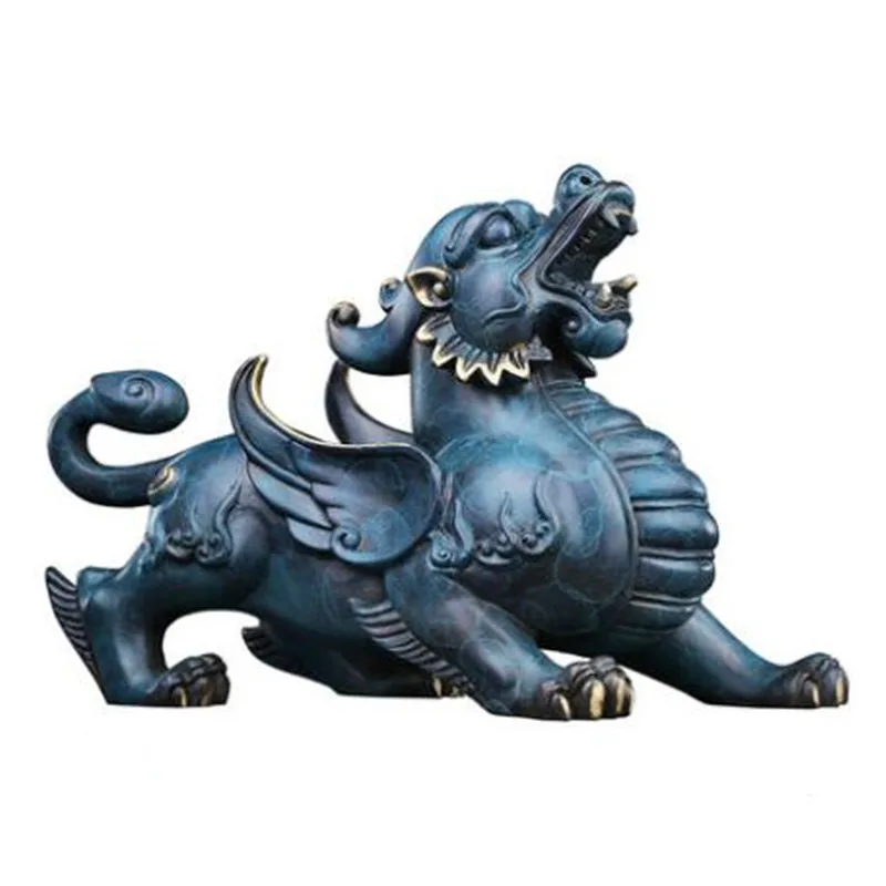 Copper PI Xiu statue placed pieces of Feng Shui home decoration  hotel office family decoration accessories home decor