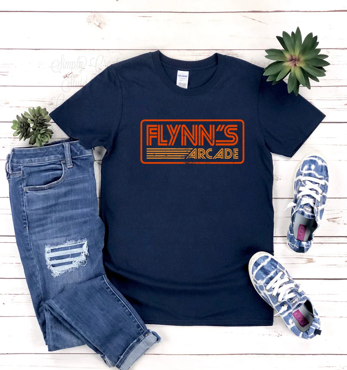 Koszula zręcznościowa Flynn fajne Retro Vintage Graphic Tee 80s Retro estetyczne koszule prezent dla Tron fani filmów T-shirt koszulki w stylu