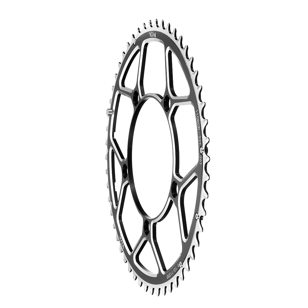 VXM rowerowa podwójna tarcza 110BCD 34T 50T 36T 52T 39T 53T rower szosowy korba jazda tarcza aluminiowa koło łańcuchowe rower składany dysk