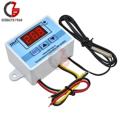 W3001 W3002 12V 24V 110V 220V LED Digital Temperature Controller Thermostat Thermometer Incubator Fridge Heating Cooling Heater