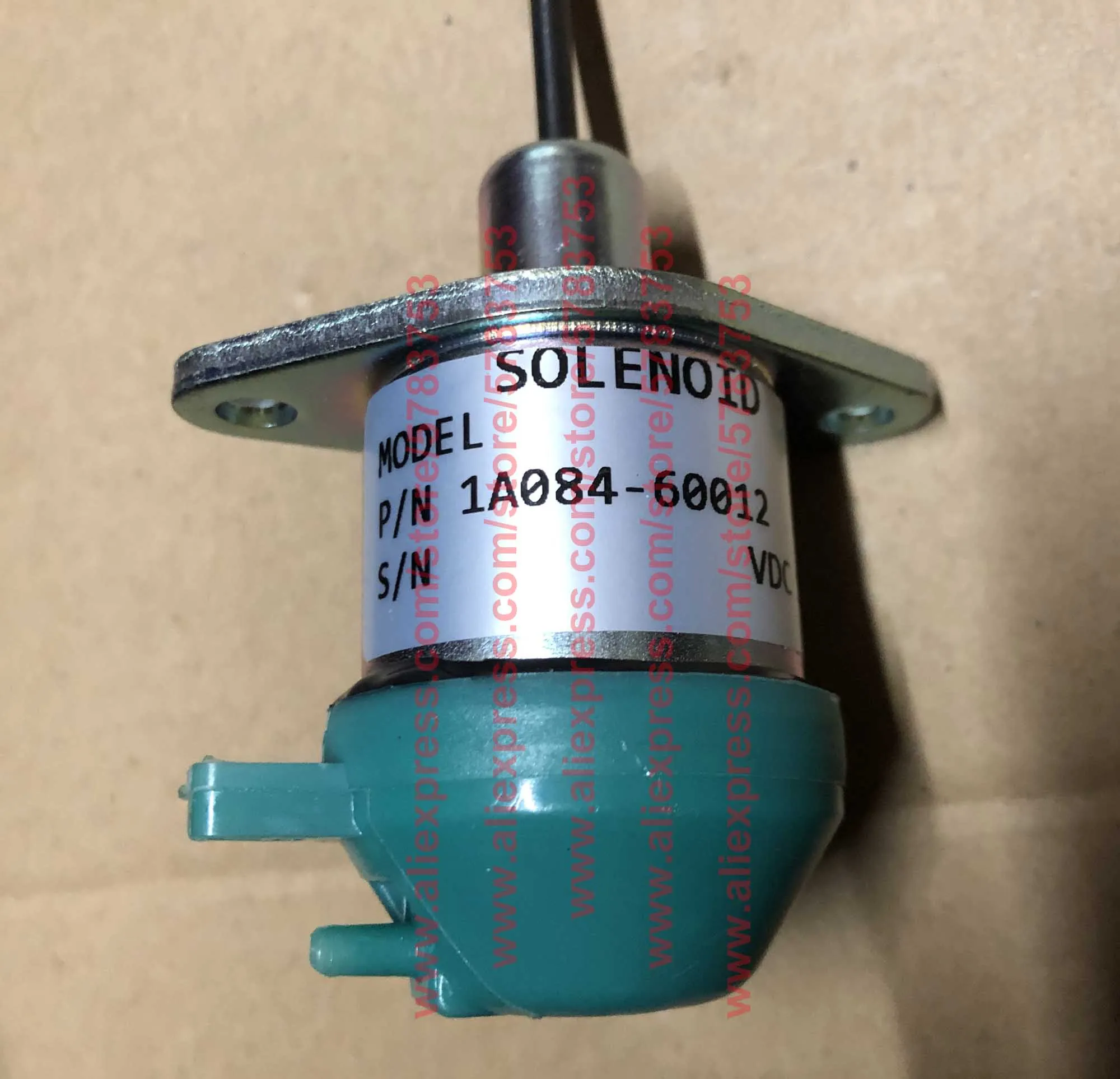 Kubota 1A084-60012 Shutdown Solenoid, Kubota Engines parts, Kubota V2003 / V2203 / V2403 / V3307 engines