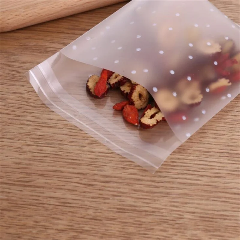 100PCS Plastic Cellophane Bag Sachet For Jewelry Small Businesses Cookies Gift Packaging Storage Organizer Supplies Wholesale