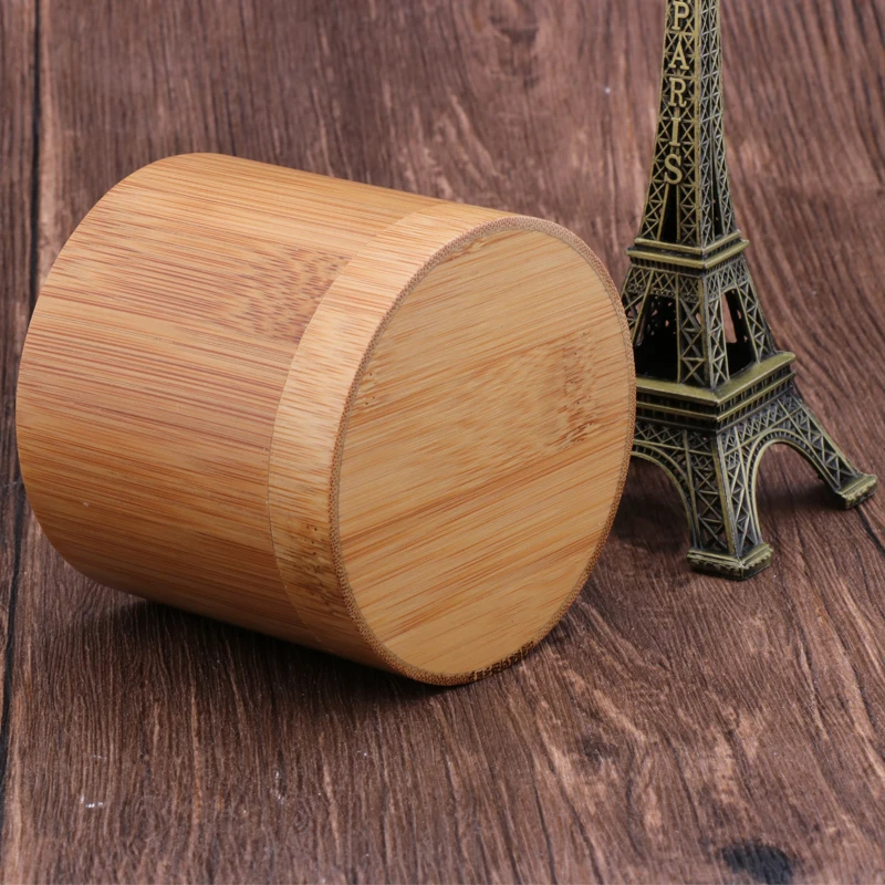 Fashion Watches Bamboo Case Watches Cases Wooden Gifts Round Boxes Jewelry Boxes Gift Customized Dropshipping