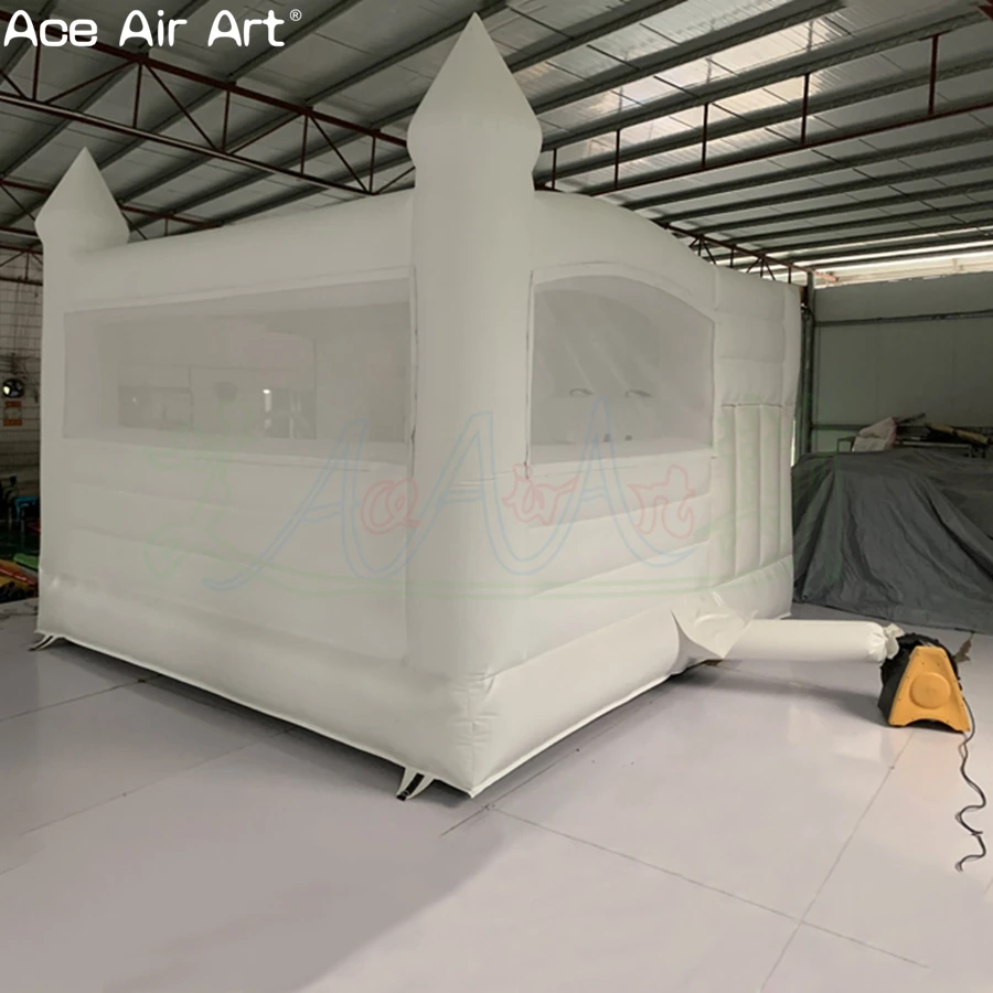 2022 Exquisite 2 in1 Combo Inflatable Wedding House Jumping Bouncer With Slide For Outdoor Amusement Made By Ace Air Art