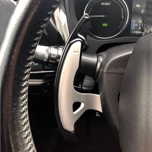Imagen 2 del producto Paleta de cambio de volante de coche 2010-2020 para Mitsubishi ASX/Outlander/Lancer/Eclipse Cross/Lancer extensión de engranaje de palanca 2 uds