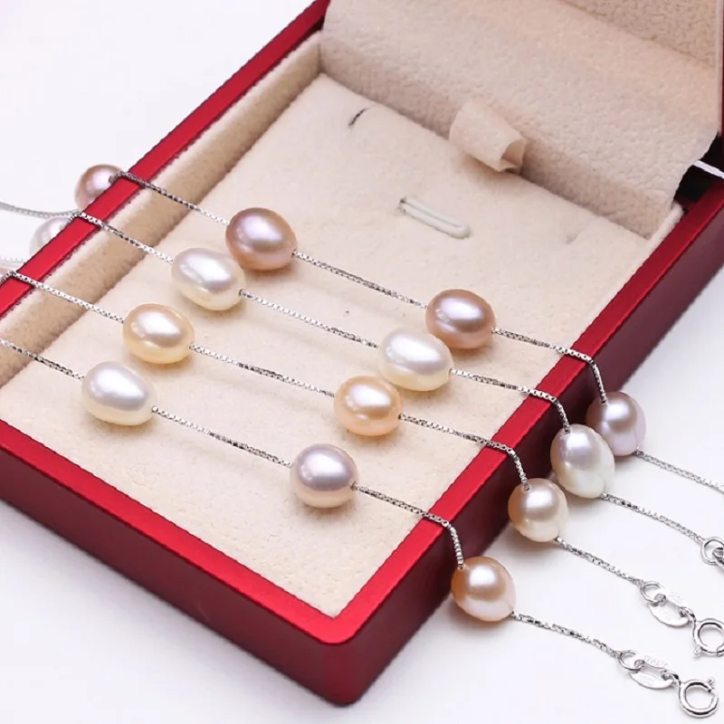 Charm Bracelet Pearl Jewelry Natural Freshwater Pearl Genuine High Quality  925 Sterling Silver Pearl Bracelets For Women Gift