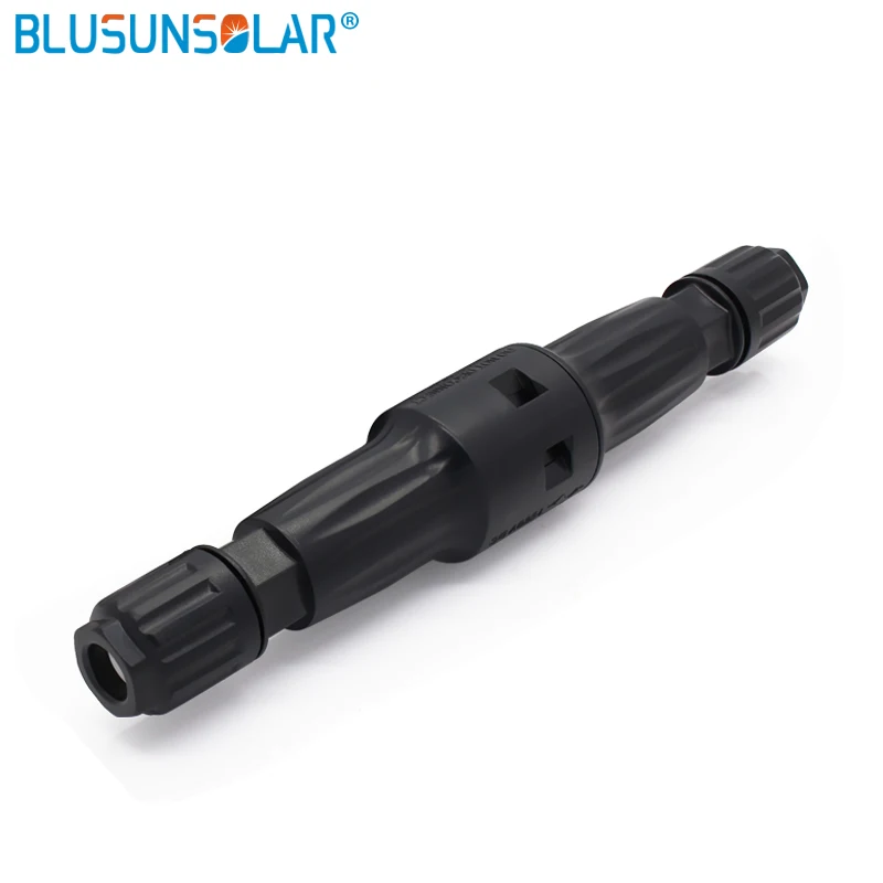 

BLUSUNSOLAR 100pcs/lot Waterproof 1500 VDC Solar In-line Fuse Holder With Male And Female Connector PV Solar Fuse Holder