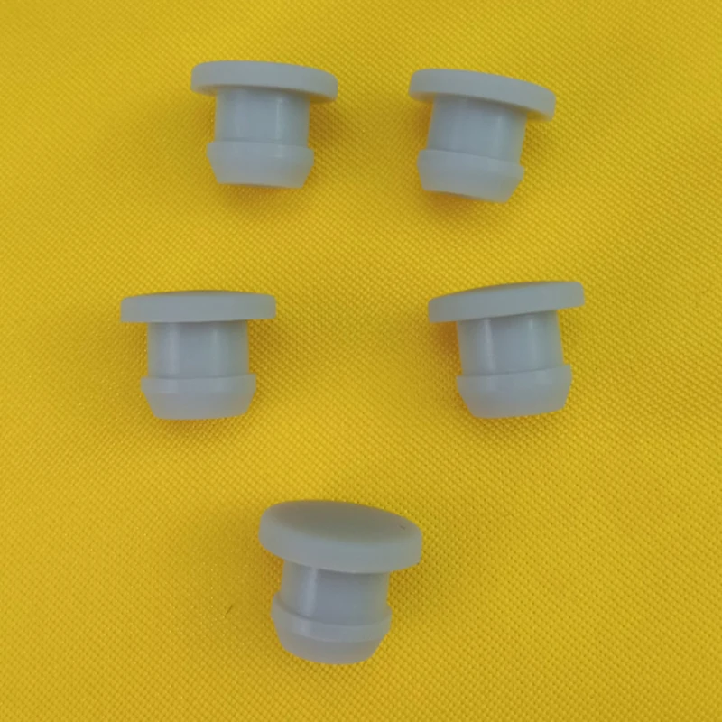 Gray Silicone Rubber Hole Plugs 2.4mm to 14mm T Type Blanking End Cap Inserts Seal Plug Stopper