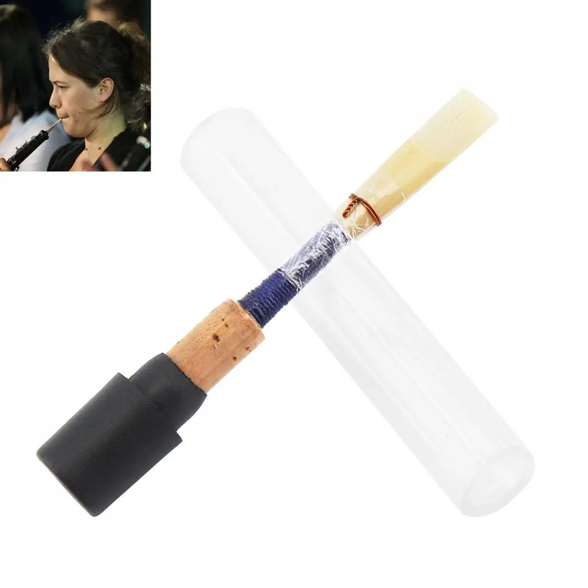 Bulrush Oboe Reeds Soft Mouthpiece Orchestral Medium Wind Instrument Part with KeyC  Clarinet Oboe Reeds