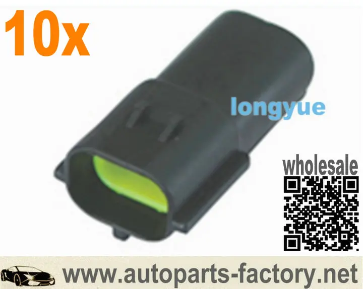 

Longyue 10kit 2-way 2 Pin Black Connector for Toyota Misc