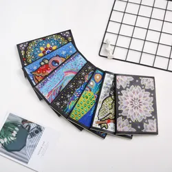 New Year Gift Christmas Diamond Painting Notebook Mandala Special Shaped Diamond Embroidery Cross Stitch A5 Notebook Diary Book