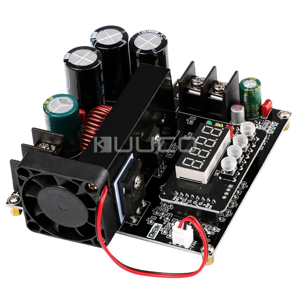 DROK DC Boost Power Supply Module 900W DC8~60V to 10~120V 15A NC Adjustable Voltage Regulator DC12V 24V Step-up Converter