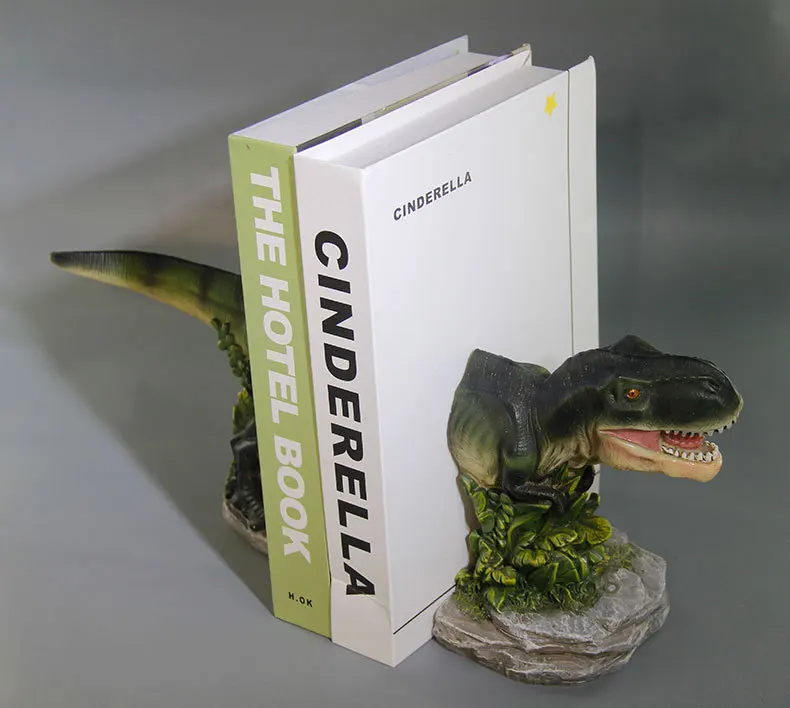 Creative Office Learning Dinosaur Bookend Student Bookend Table Storage Books Rely On Modern Minimalist Resin Crafts Ornaments