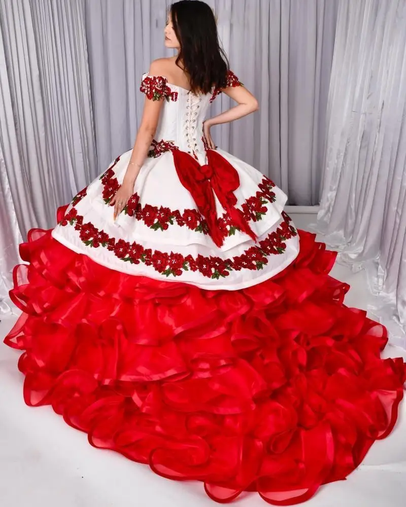 Newly Two Pieces Sweet 16 Quinceanera Dresses with Removeable Skirt Appliqued Beaded Mexican Pageant Gowns vestidos de 15 años