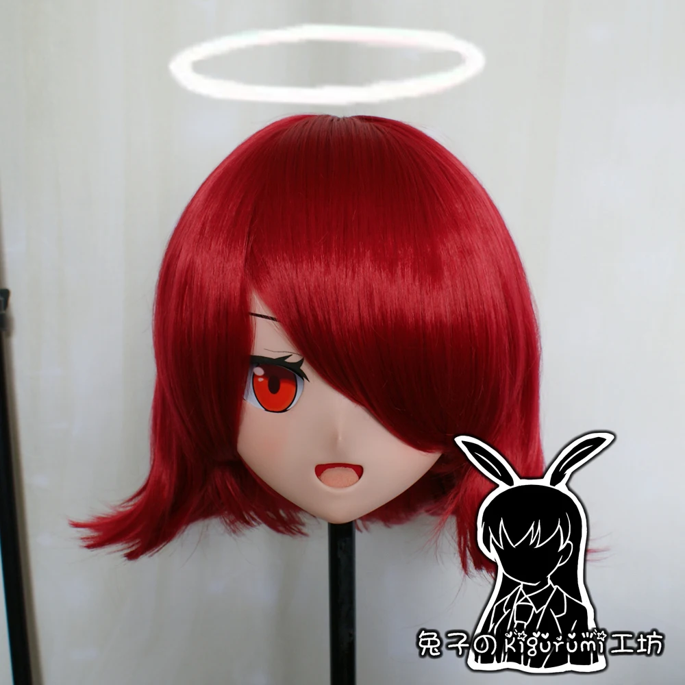 

(RB6530)Quality Handmade Female Resin Cosplay Japanese Role Anime EXUSIAI Kigurumi Crossdress Doll Transgender Mask