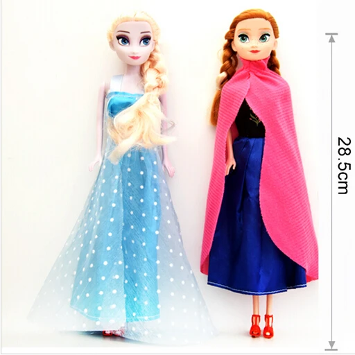 Muñeca Original de la princesa elsa, Anna, Reina de la nieve, juguetes para niñas, regalos de cumpleaños y Navidad para niños, muñecas