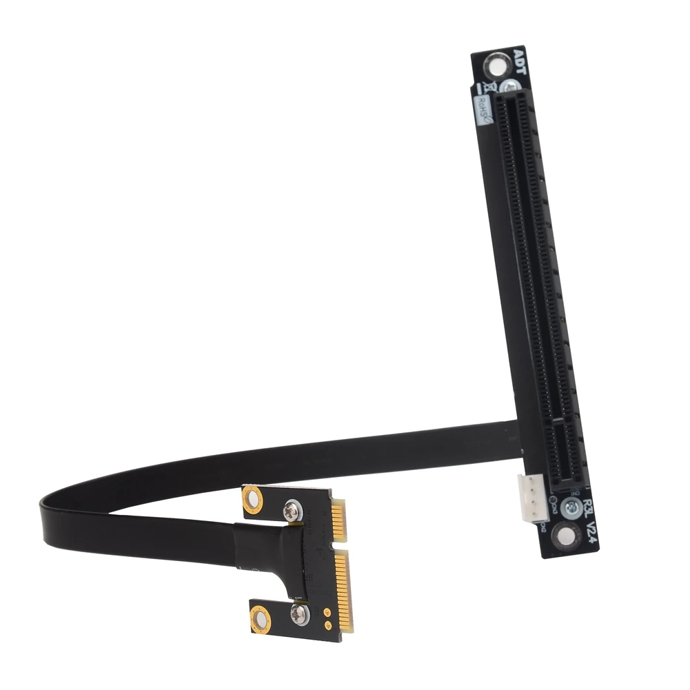 Imagem -06 - Placa de Rede sem Fio Wifi Mpcie para Pcie 3.0 16x Pci-e X16 para Mini Adaptador de Riser Pcie Placa Gráfica Cabo de Extensão Vertical Gpu