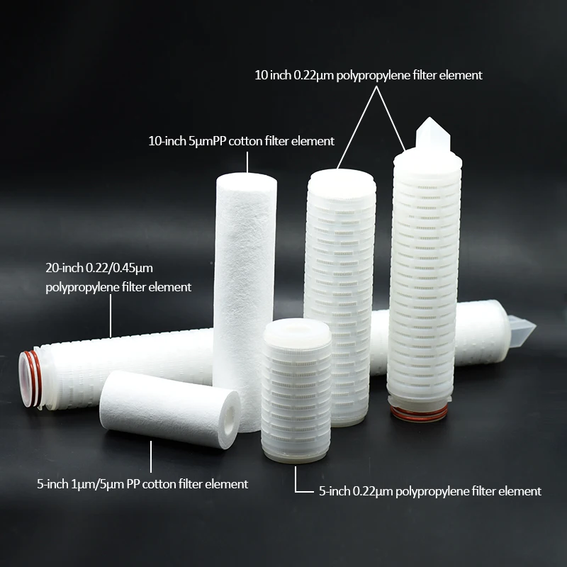 5-inch and 10-inch membrane filters filter homemade wine, clarify and purify water, pp cotton coarse filter