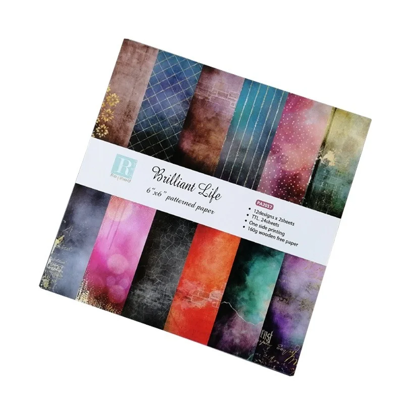 Starry sky  Patterned Paper Scrapbooking  Pack Handmade Craft   Background Pad Single-side Printed