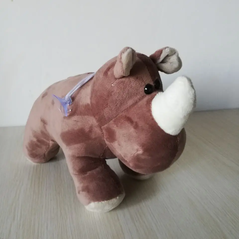 new toy about 25cm lovely gray rhinoceros soft doll plush toy,baby toy birthday gift h0296