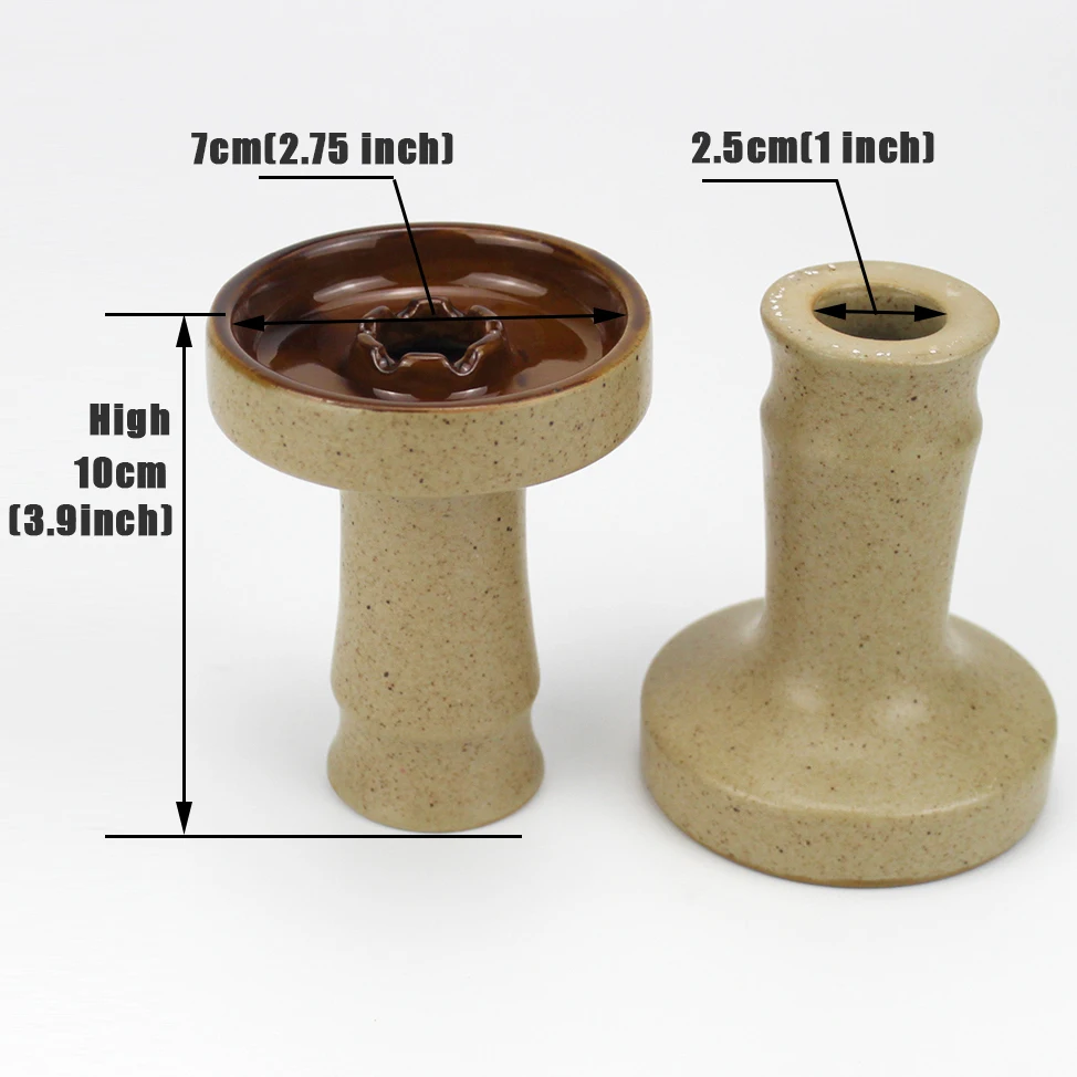 Ceramic Shisha Hookah Bowl Hot sell Charcoal Holder Shisha Chicha Cachimbas Narguile Tobacco Bowl Accessories Tool