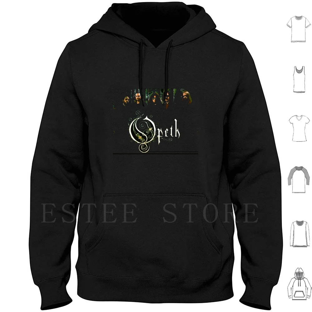 Opeth Hoodie Long Sleeve Punk Metal Metalhead Headbanger Punx Hardcore Underground Hardrock Rosetatoo Nightwish Ska Music