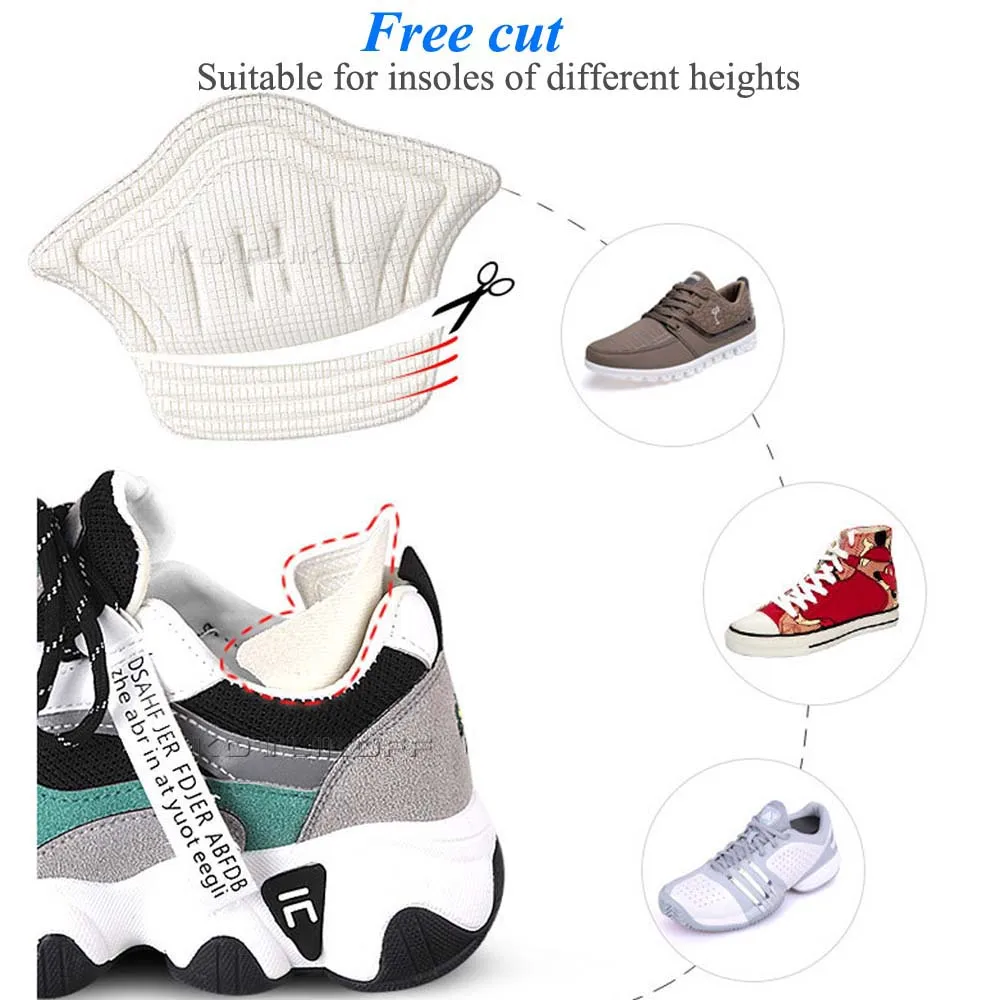 Insoles for Shoes Back Heel Inserts Insoles Pads Adhesive Heel Liner Grips Protector Sticker Pain Relief Foot Care Inserts