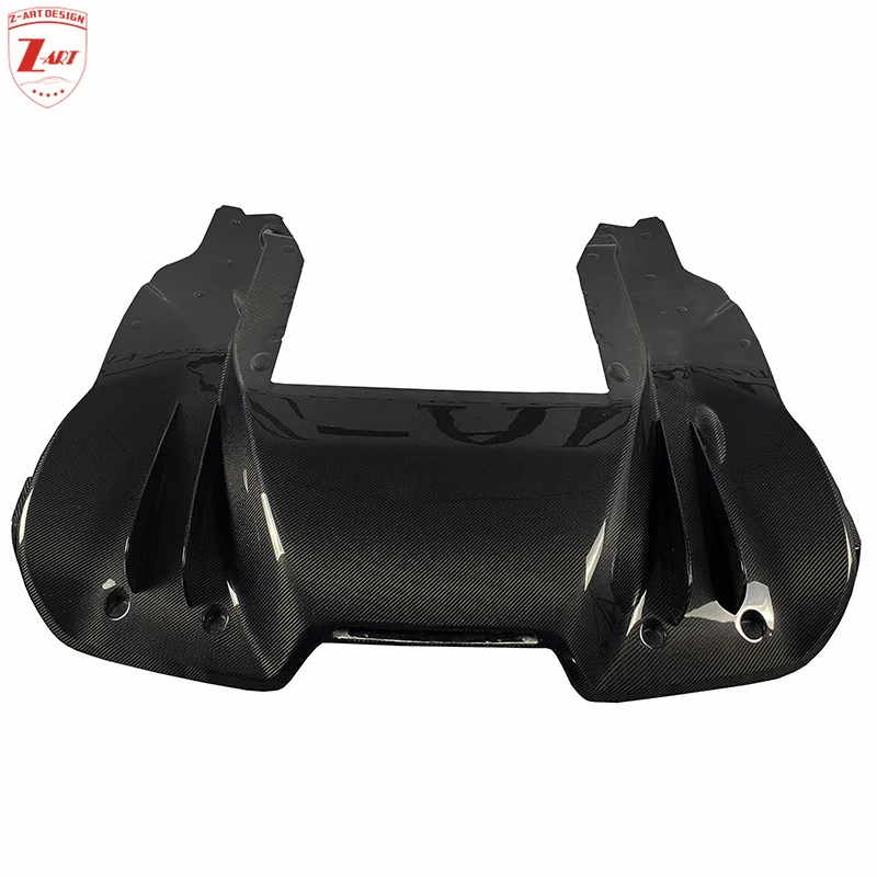 

Z-ART RZ carbon fiber rear diffuser for Mclaren 650S carbon fiber rear lip for 650S carbon fiber rear chin for Mclaren 650S