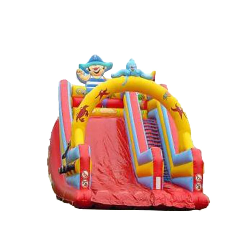 Inflatable Slide Castle for Kids - Outdoor Bouncy Castle with Slide - Durable PVC Material - Perfect for Backyard Fun and Partie