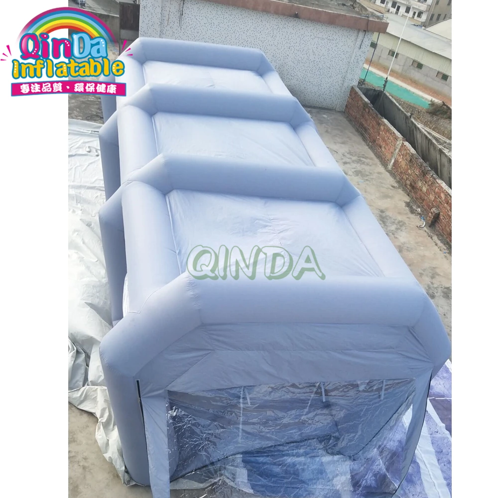 Giant Car Tent With Flitters Mobile Small Used Inflatable Car Spray Paint Booth For Sale