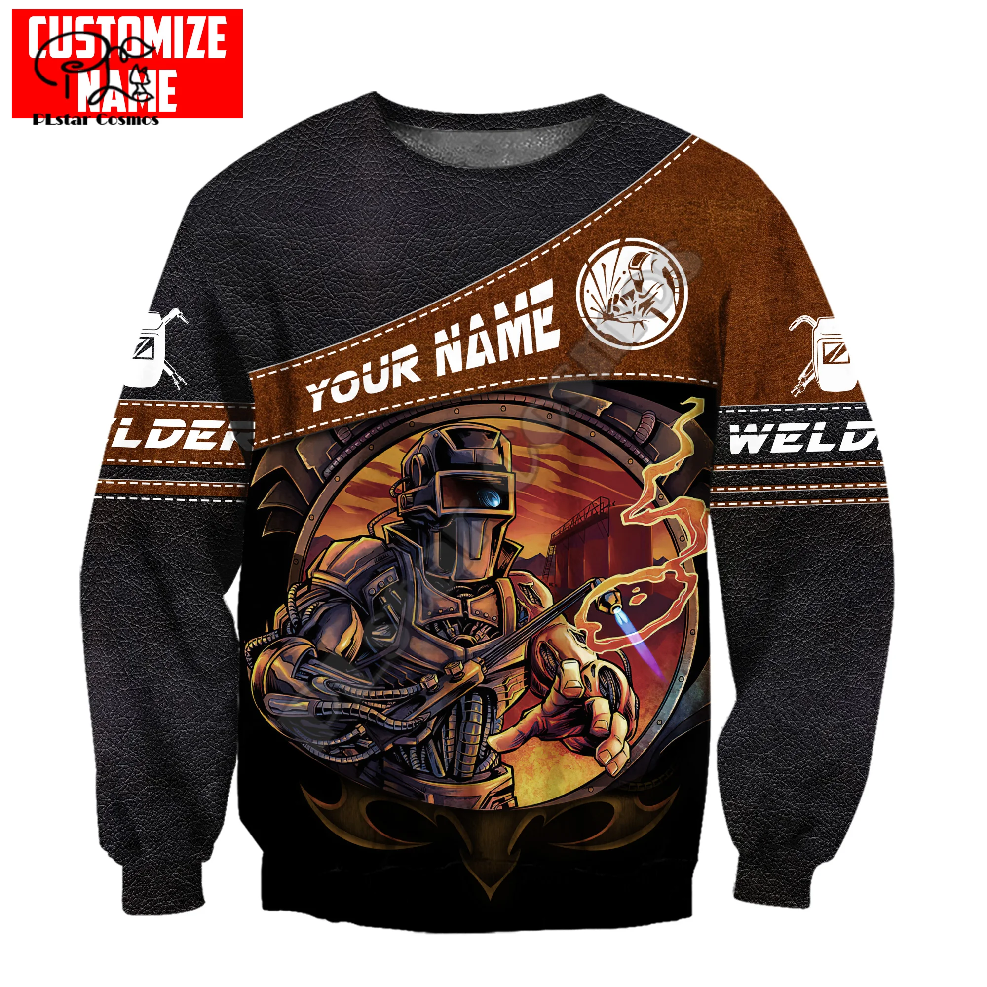PLstar Cosmos Welder Worker 3D Printed New Fashion Hoodies Sweatshirts Zip Hoded For Men/Women Casual Streetwear Apparel W03