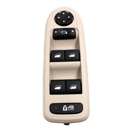 HLLADO New Car Power Window Switch 98053439 For Peugeot 308/508/C5 5 Door Hatchback Wagon 2008-2013 30170396 98054508 Beige