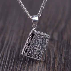 S925 Sterling Silver Punk Skull Head Whistle Pendant Jewelry Thai Silver Fashion Personalized Skull Pendant Man WomenGift
