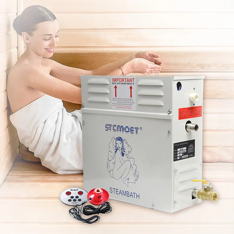 6KW Steam ครัวเรือนไอน้ำซาวน่าแห้ง Stream เตาเปียกไอน้ำ Steamer ดิจิตอล Controller ST-60