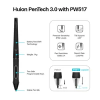 HUION Kamvas 22 Graphic Tablet 21.5 inch Pen Tablet Monitor Screen 120%s RGB Pen Display Anti-glare Support Windows/mac/Android 5