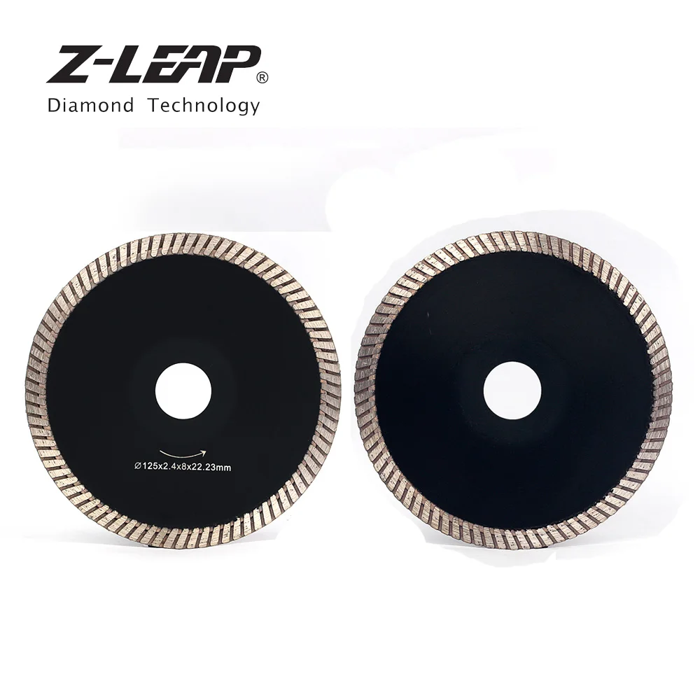 

Z-LEAP 125mm Diamond Concave Saw Blade Turbo Rim Curved Cutting Disc Concrete Granite Marble Stone Cutting Tools Arbor 22.23mm