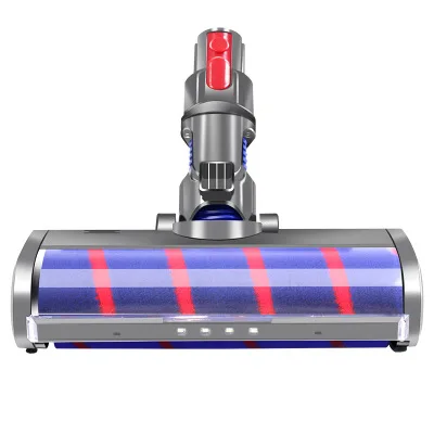 Alat Lantai Bermotor Turbo Baru Versi Perbaikan Kepala Sikat Listrik Dapat Dilepas untuk Dyson V7 V8 V10 V11 Pos Gratis