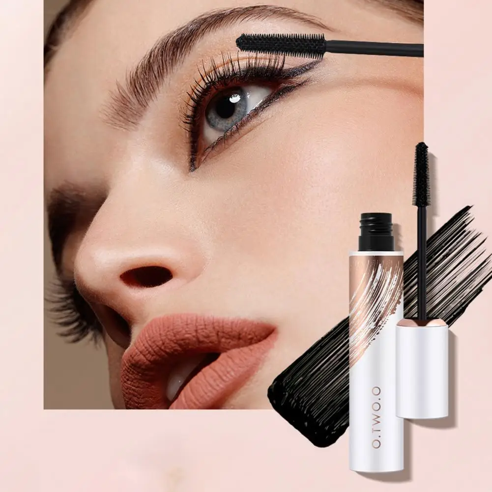 O.TW O.O Schwarz Mascara Verlängert Wimpern Wasserdicht langlebige 4D Seide Faser Mascara Lash Verlängerung Kosmetik Make-Up