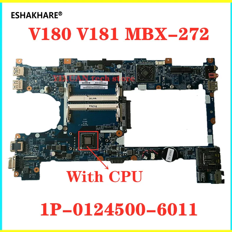 V180 V181 MBX-272 Laptop moederbord Voor Sony MBX 272 Moederbord met CPU aan Boord 1 P- 0124500 -6011 Volledig getest NIEUW!! !